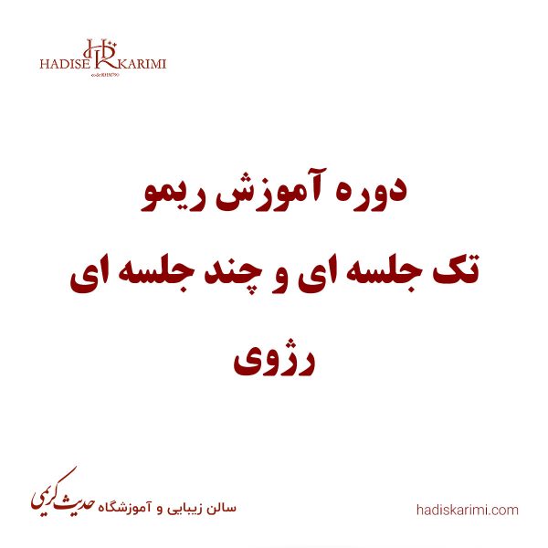 دوره آموزش ریمو تک جلسه ای و چند جلسه ای رژوی